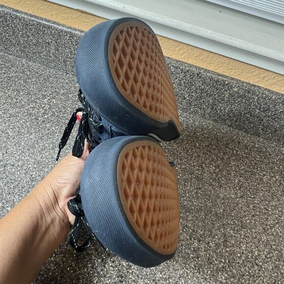 VANS Old Skool Blue Suede Skate Shoes Womens 8.5 Lace Up Low Padded Tongue Men 7 - Picture 6 of 10